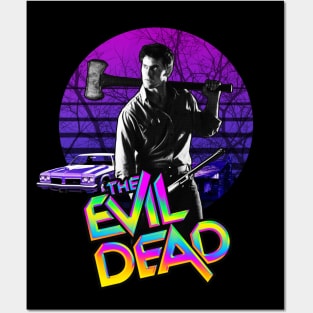 The Evil Dead - retrowave Posters and Art